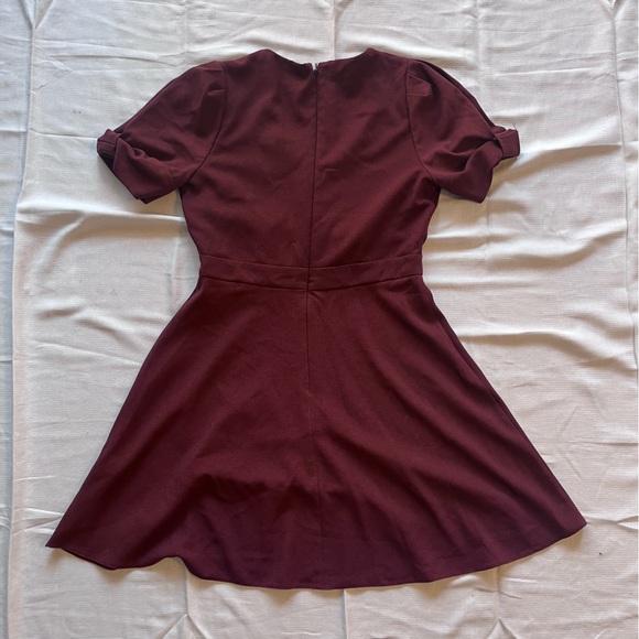 MISS SELFRIDGE Maroon mini dress - Picture 5 of 5
